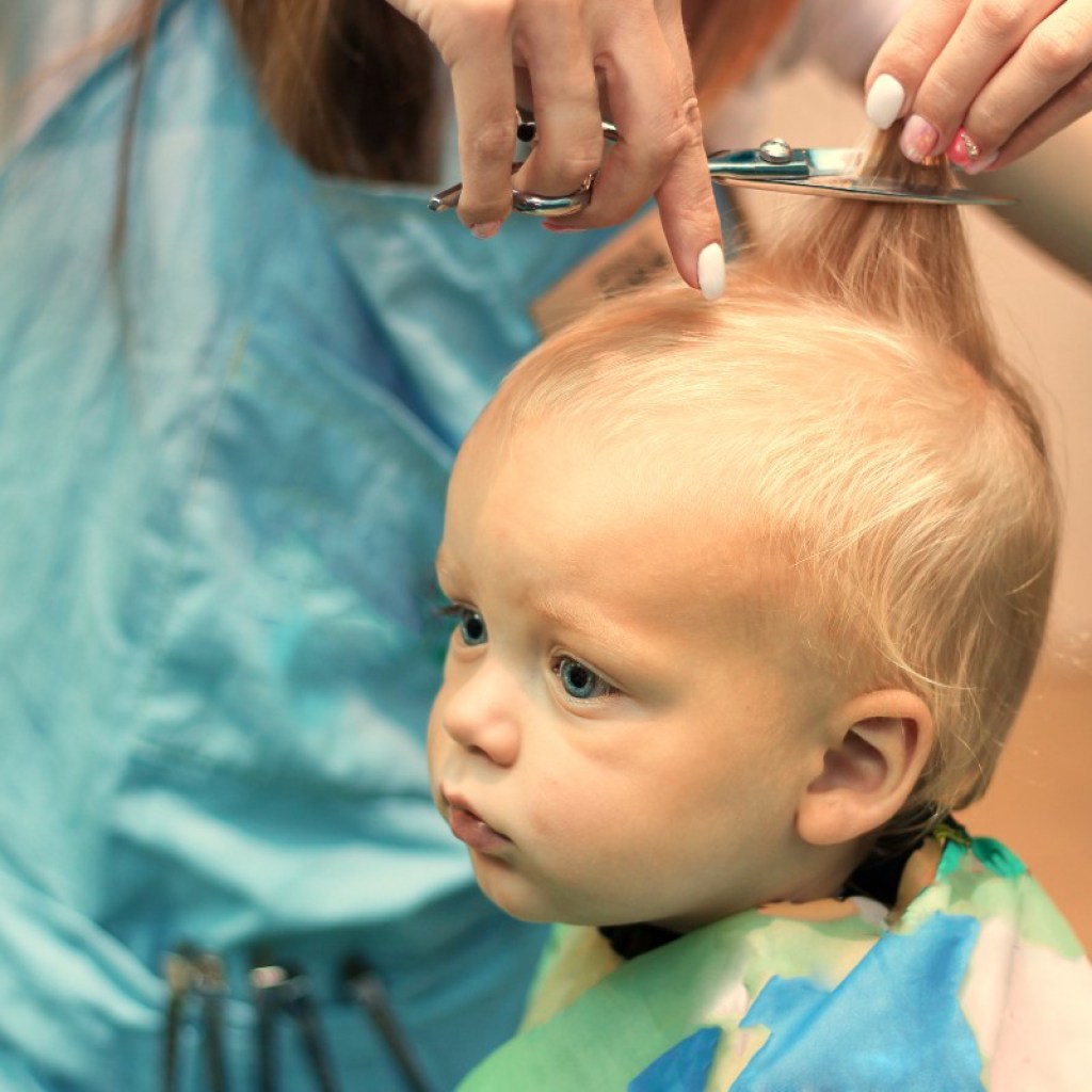 baby's first haircut
