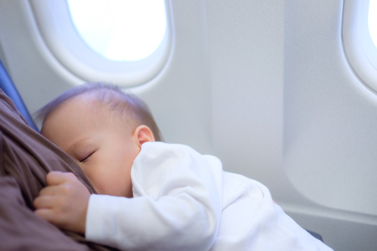 flying with newborns