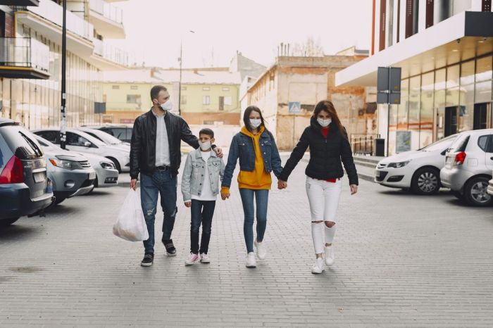 A family walking together