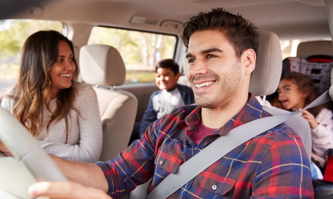 Family on a road trip