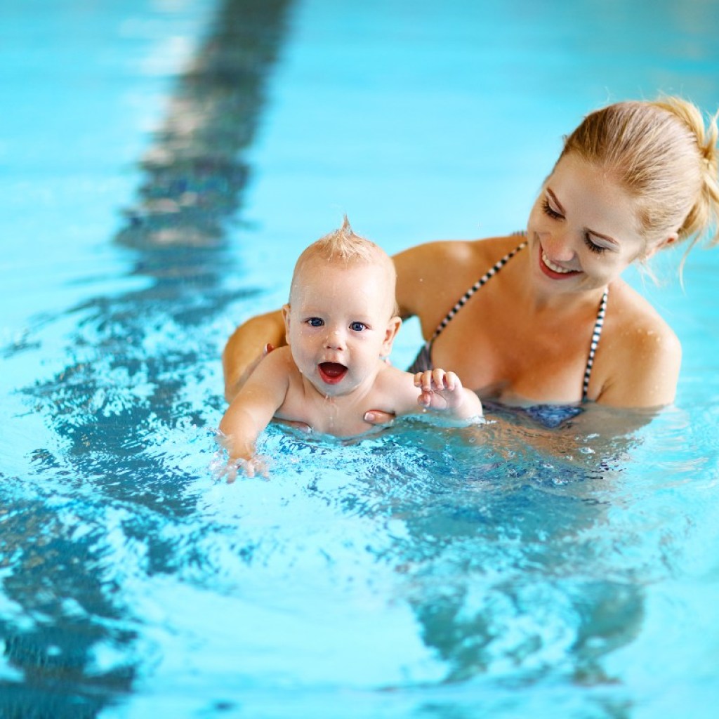 infant swim lesson