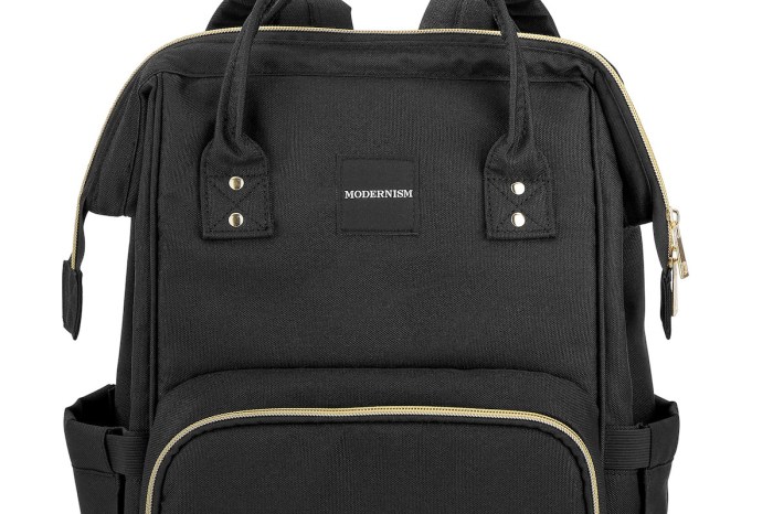 the top portion of The MODERNISM Diaper Bag Backpack diaper bag