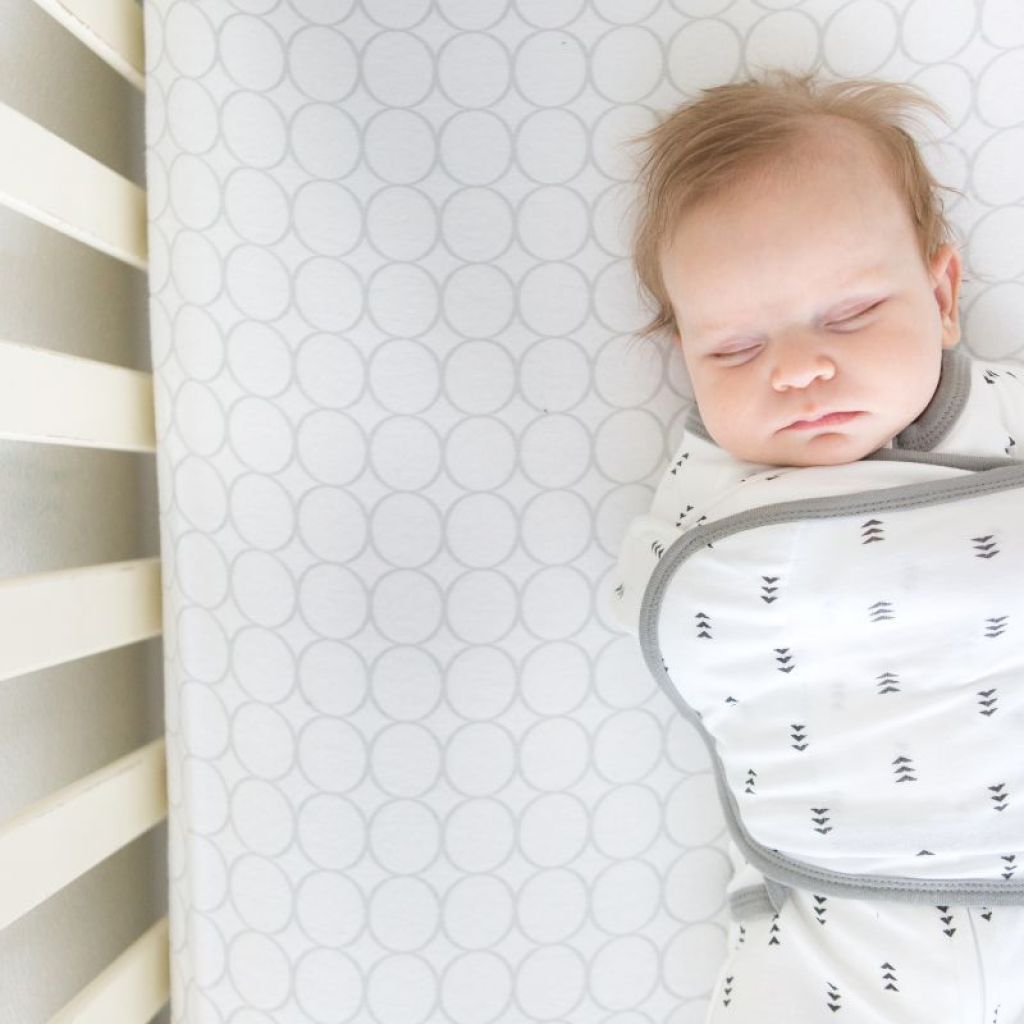 Baby In Swaddle Sleeping