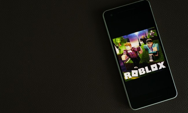 Roblox app on a cell phone.