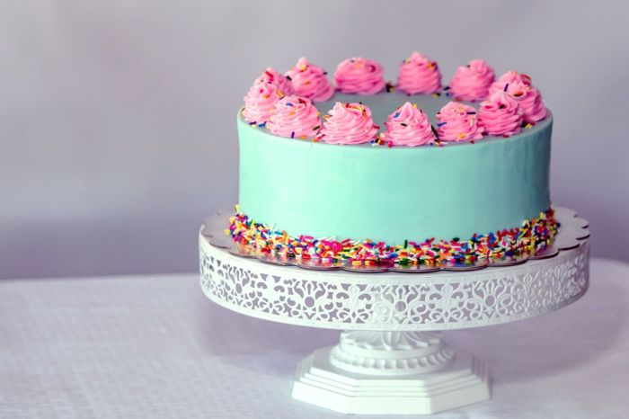 Teal Cake