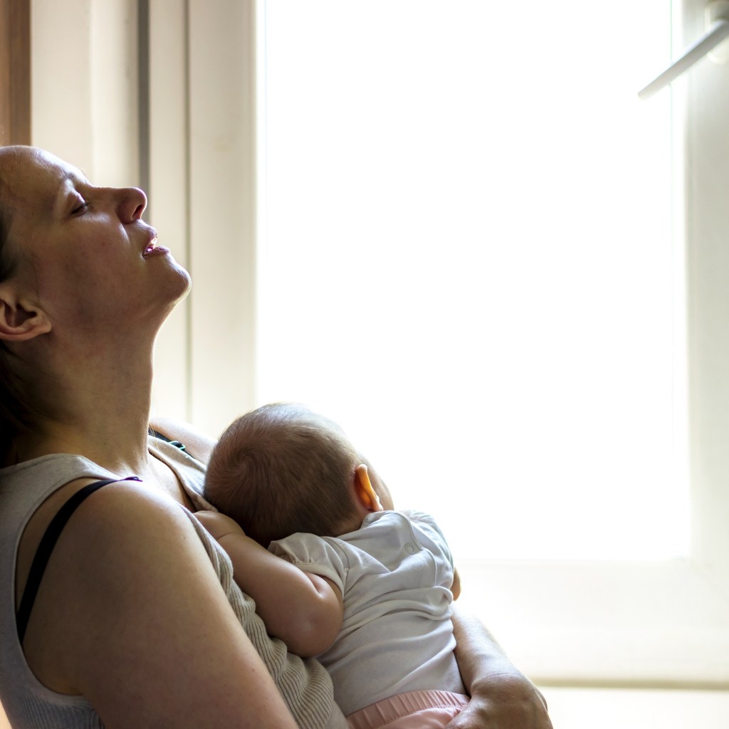 Mom suffers postpartum depression