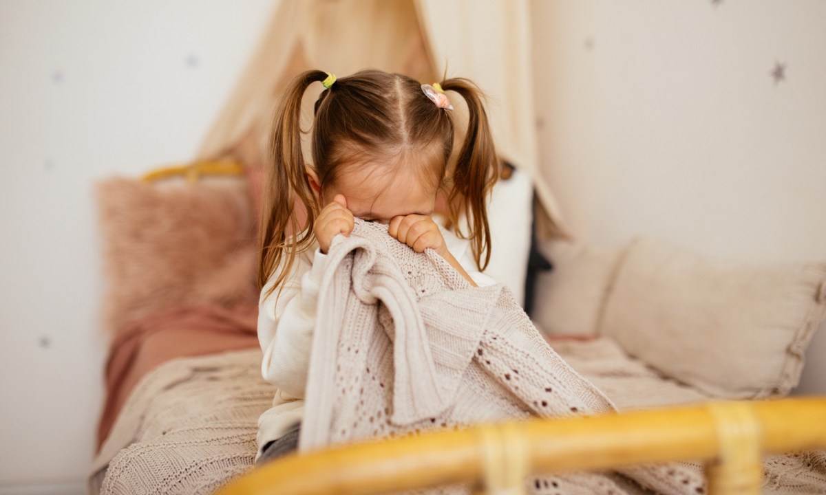 Toddler girl having a night terror