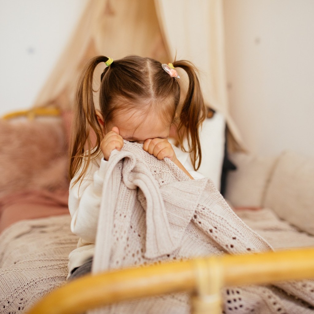 Toddler girl having a night terror