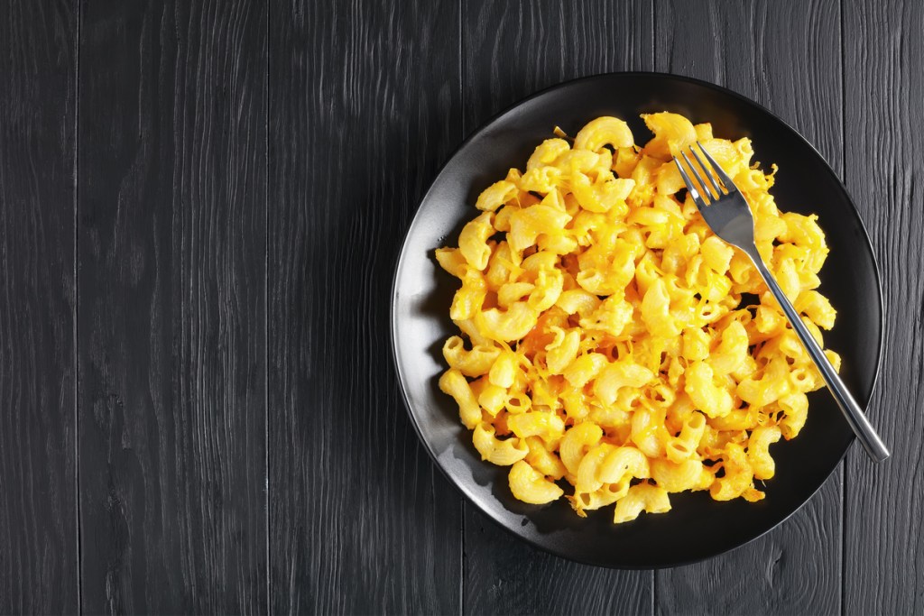 bowl of delicious Instant Pot mac and cheese