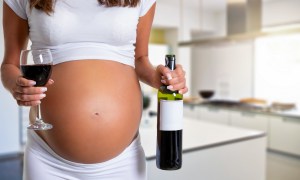 Drinking wine while pregnant