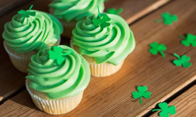 Four inviting St. Patrick's Day cupcakes