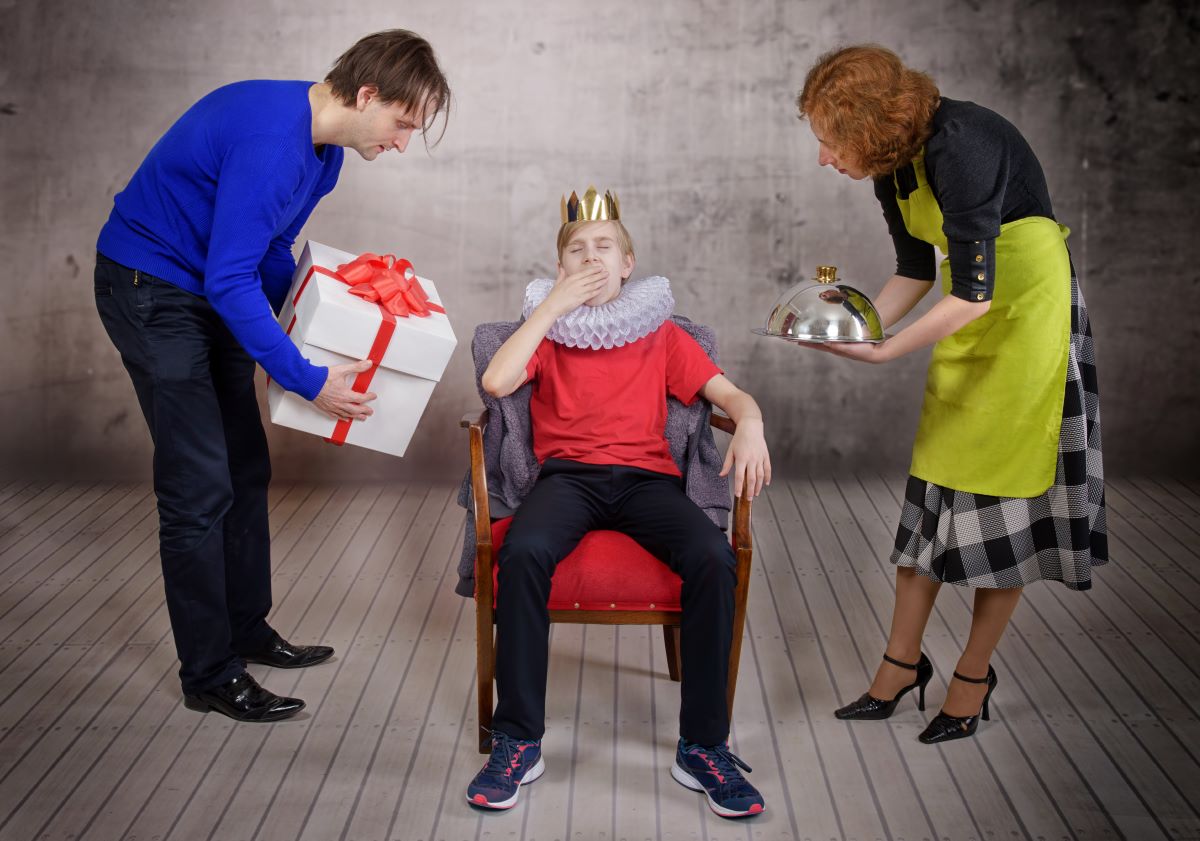 parents treating their teen like royalty
