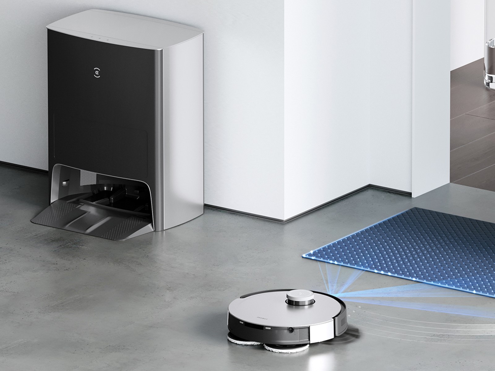 X1 OMNI cleaning technology with dock