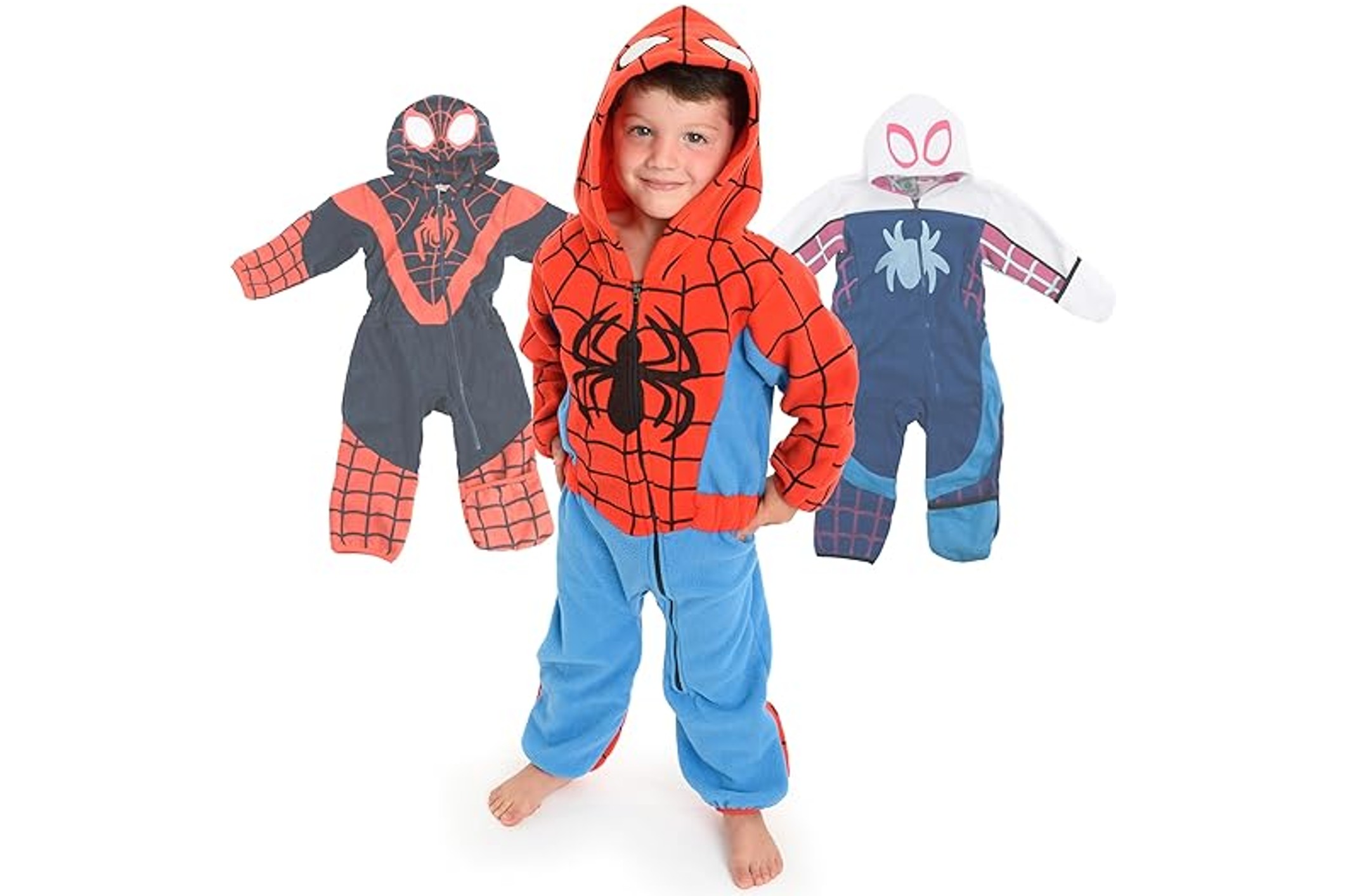 Cuddle Club Fleece Spiderman Bodysuit