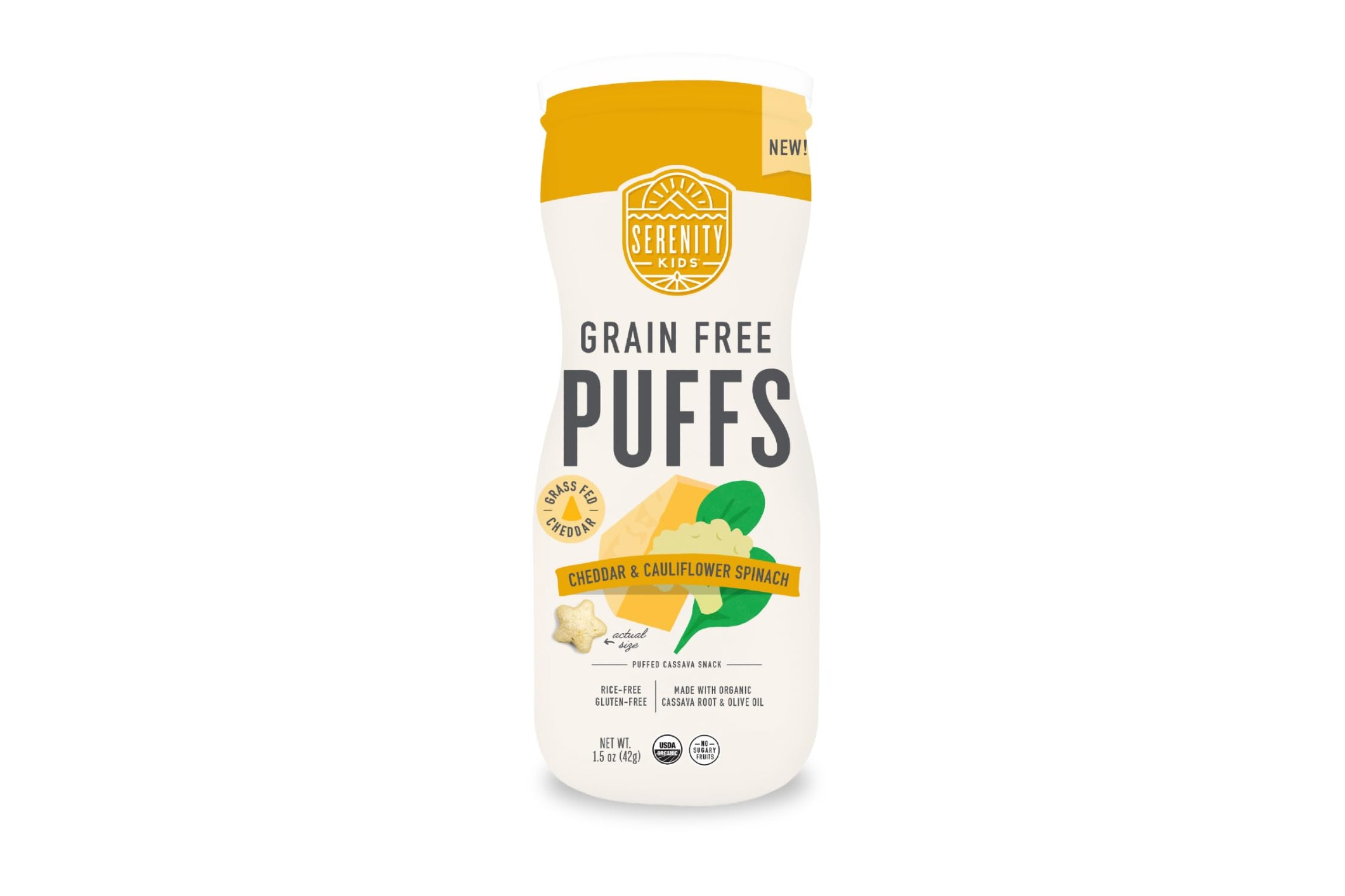 Serenity Kids Grain Free Puffs Toddler Snack